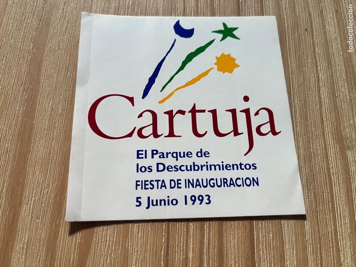 Pegatinas de colecci&oacute;n: B2. (8) PEGATINA CARTUJA 1993