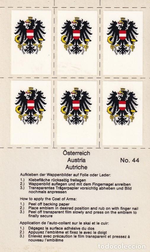 Pegatinas de colecci&oacute;n: N&ordm; 44 - Pegatinas-calcoman&iacute;as / &Ouml;sterreich &middot; Austria &middot; Autriche - Coat of Arms