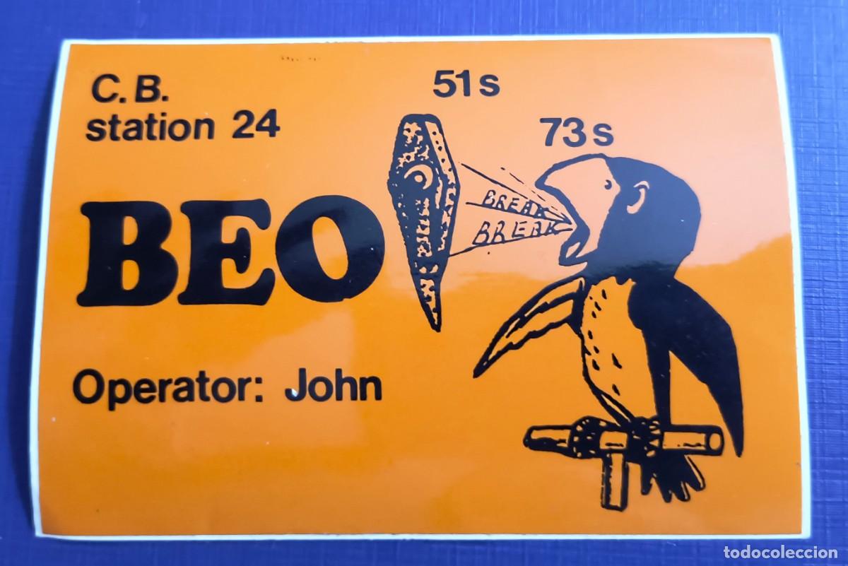 Pegatinas de colecci&oacute;n: PEGATINA BEO OPERATOR JOHN - Foto 1
