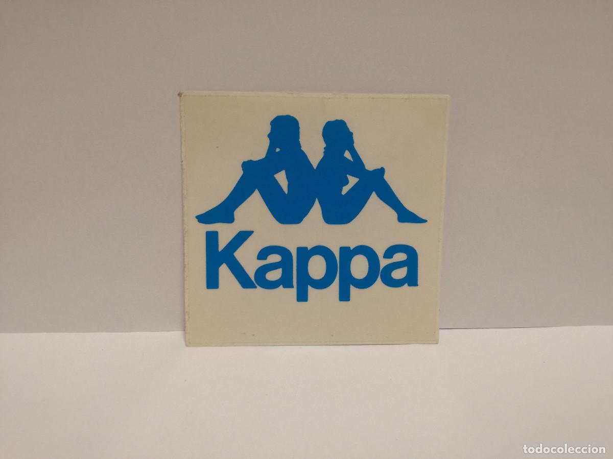 Pegatinas de colecci&oacute;n: PEGATINA ADHESIVO MODA CALZADO - KAPPA MARCA DE ROPA - 10cm x 10cm