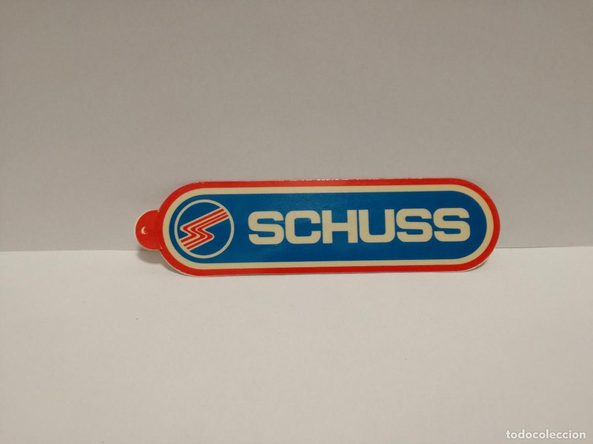 Collection stickers: PEGATINA ADHESIVO MODA CALZADO - SCHUSS MARCA DE ROPA - 4cm x 13cm
