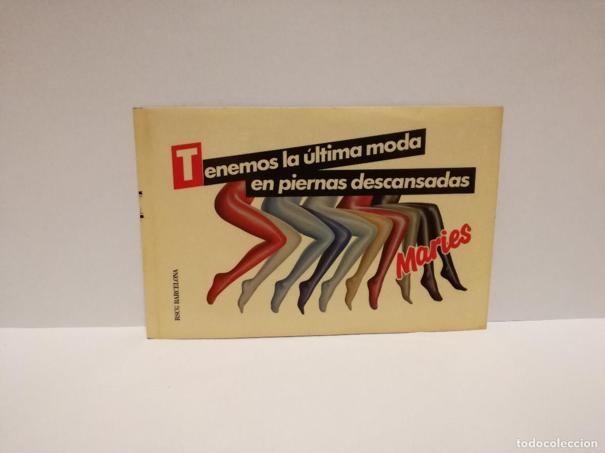 Pegatinas de colecci&oacute;n: PEGATINA ADHESIVO MODA CALZADO - MARIES MARCA DE MEDIAS - 10cm x 15cm