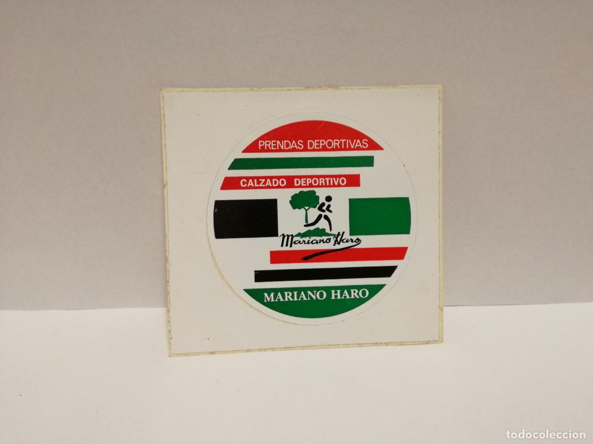 Pegatinas de colecci&oacute;n: PEGATINA ADHESIVO MODA CALZADO - MARIANO HARO MARCA DE ROPA - 8cm x 8cm