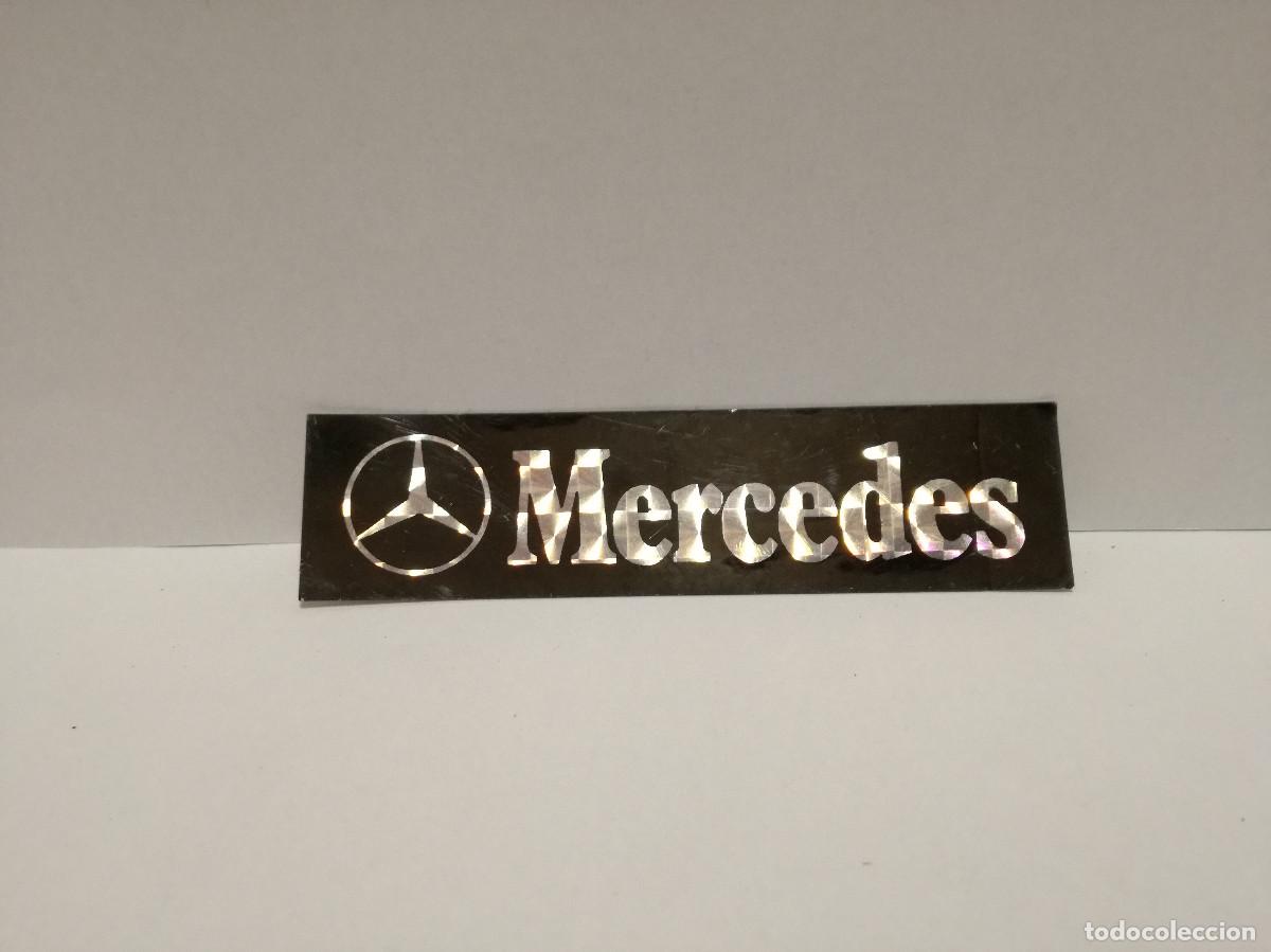 Pegatinas de colecci&oacute;n: PEGATINA ADHESIVO MOTOR - MERCEDES BENZ - 2cm x 10cm