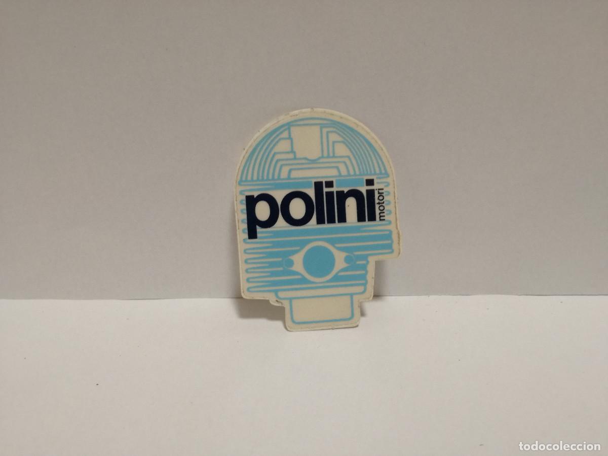 Pegatinas de colecci&oacute;n: PEGATINA ADHESIVO MOTOR - POLINI MOTORES - 6cm x 4cm
