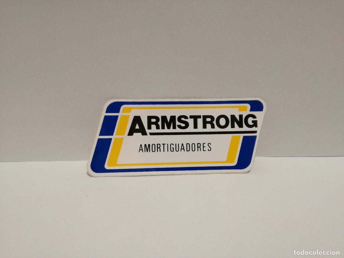 Pegatinas de colecci&oacute;n: PEGATINA ADHESIVO MOTOR - ARMSTRONG AMORTIGUADORES - 5cm x 11cm