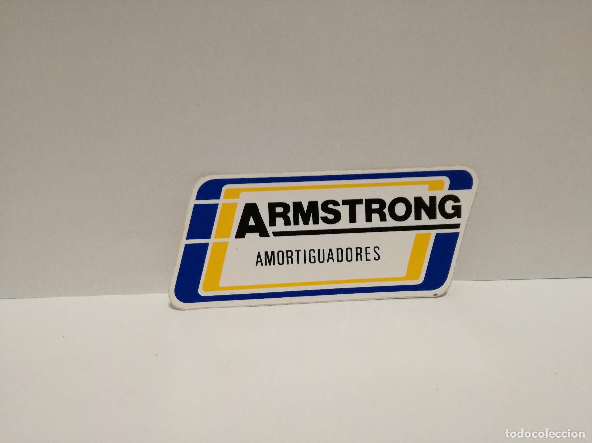 Pegatinas de colecci&oacute;n: PEGATINA ADHESIVO MOTOR - ARMSTRONG AMORTIGUADORES - 5cm x 11cm