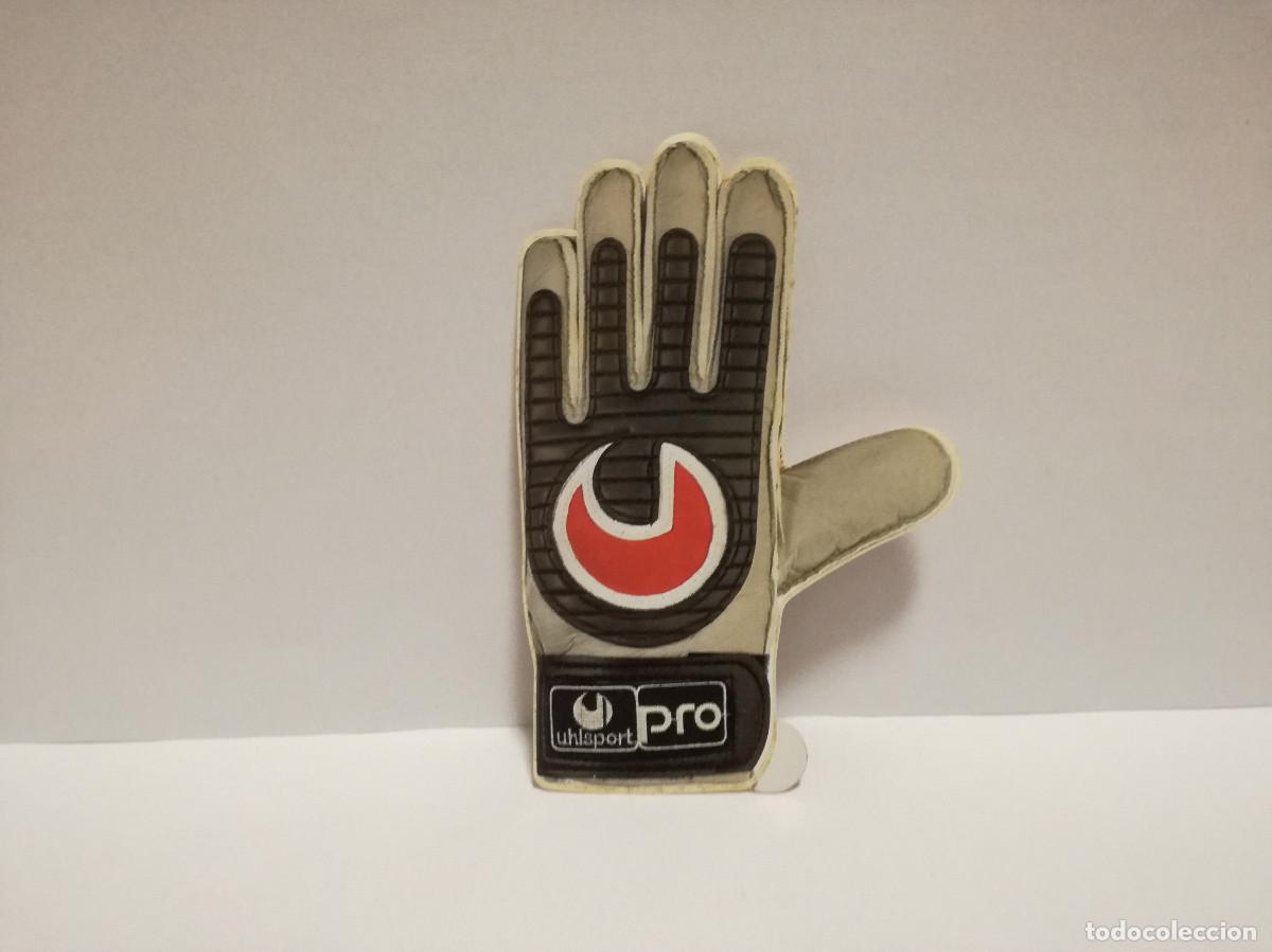 Pegatinas de colecci&oacute;n: PEGATINA ADHESIVO MOTOR - UHLSPORT PRO GUANTES- 14cm x 9cm