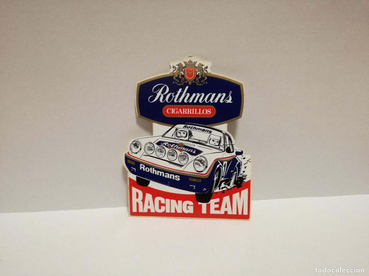 Pegatinas de colecci&oacute;n: PEGATINA ADHESIVO TABACO - ROTHMANS RACING TEAM PORCHE 911 - 13cm x 10cm