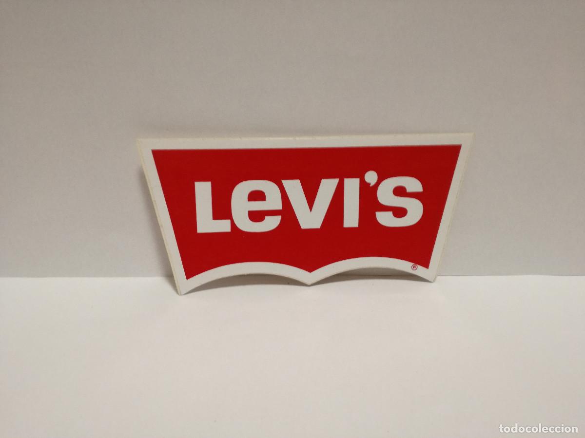 Autocollants de collection: PEGATINA ADHESIVO MODA CALZADO - LEVI'S MARCA DE PANTALONES VAQUEROS - 7cm x 15cm