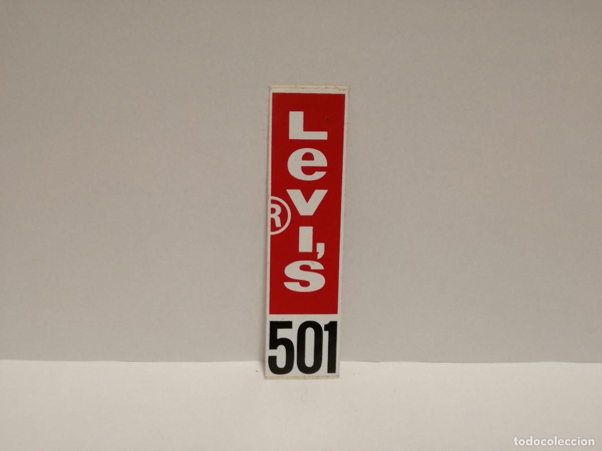 Autocollants de collection: PEGATINA ADHESIVO MODA CALZADO - LEVI'S 501 MARCA DE PANTALONES VAQUEROS - 12cm x 10cm