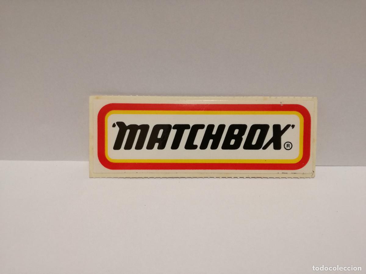 Pegatinas de colecci&oacute;n: PEGATINA ADHESIVO - MATCHBOX JUGUETES COCHES A ESCALA - 4cm x 12cm