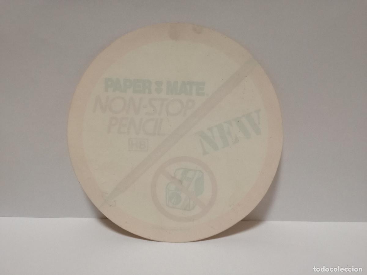 Autocollants de collection: PEGATINA ADHESIVO PAPELERIA ESCOLAR - PAPER MATE NON STOP PENCIL HB BOLIGRAFOS - 18cm x 18cm