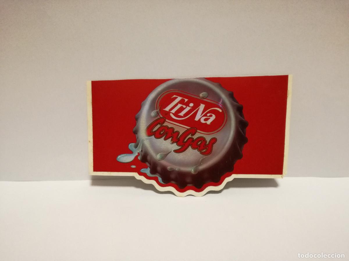 Autocollants de collection: PEGATINA ADHESIVO BEBIDA - REFRESCO TRINA CON GAS - 9cm x 14cm