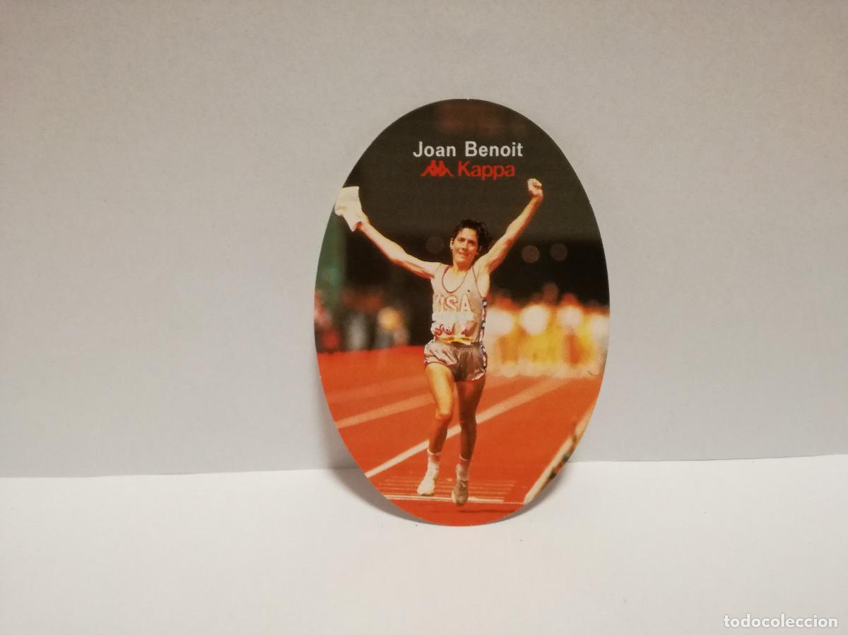 Pegatinas de colecci&oacute;n: PEGATINA ADHESIVO - KAPPA MARCA DE ROPA - JOAN BENOIT - CAMPEONES DEL ATLETISMO - 9cm x 6cm