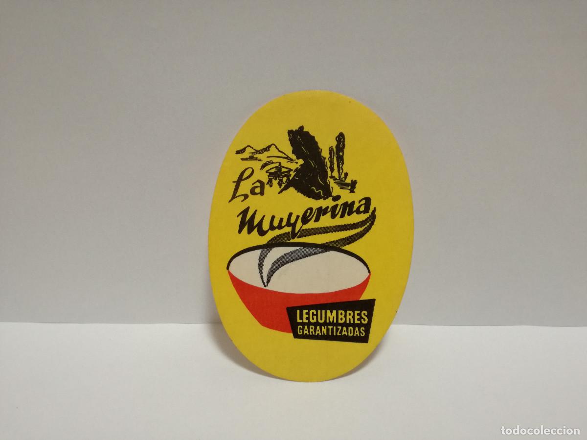 Pegatinas de colecci&oacute;n: PEGATINA ADHESIVO ALIMENTACI&Oacute;N - LA MUYERINA LEGUMBRES GARANTIZADAS - 13cm x 9cm
