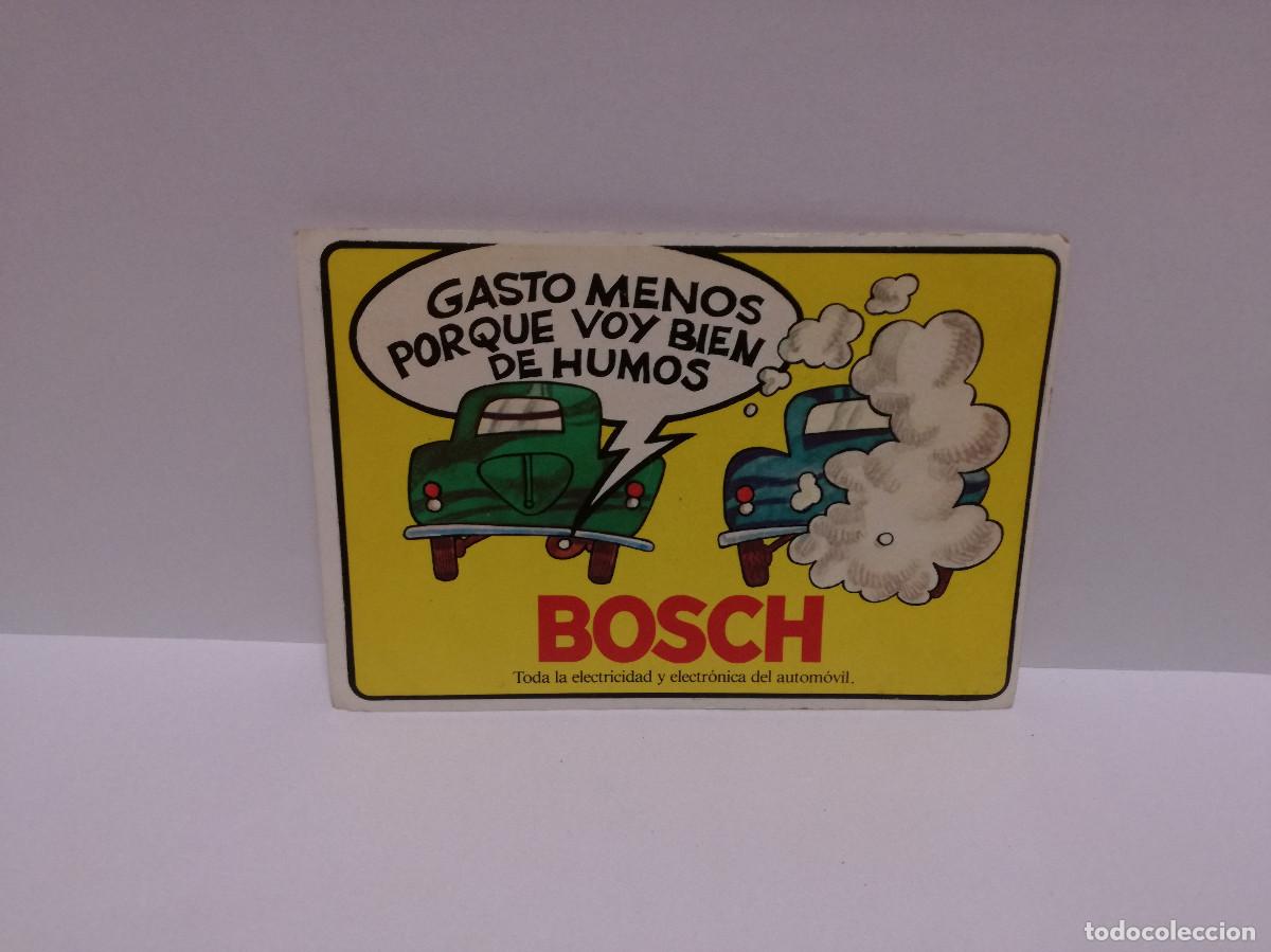 Pegatinas de colecci&oacute;n: PEGATINA ADHESIVO MOTOR - BOSCH ELECTRONICA AUTOM&Oacute;VIL - 10cm x 14cm