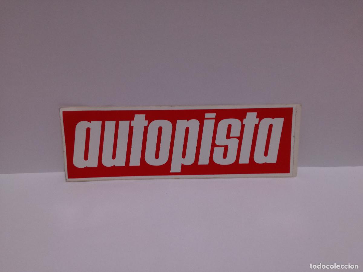 Pegatinas de colecci&oacute;n: PEGATINA ADHESIVO - AUTOPISTA - 7cm x 21cm