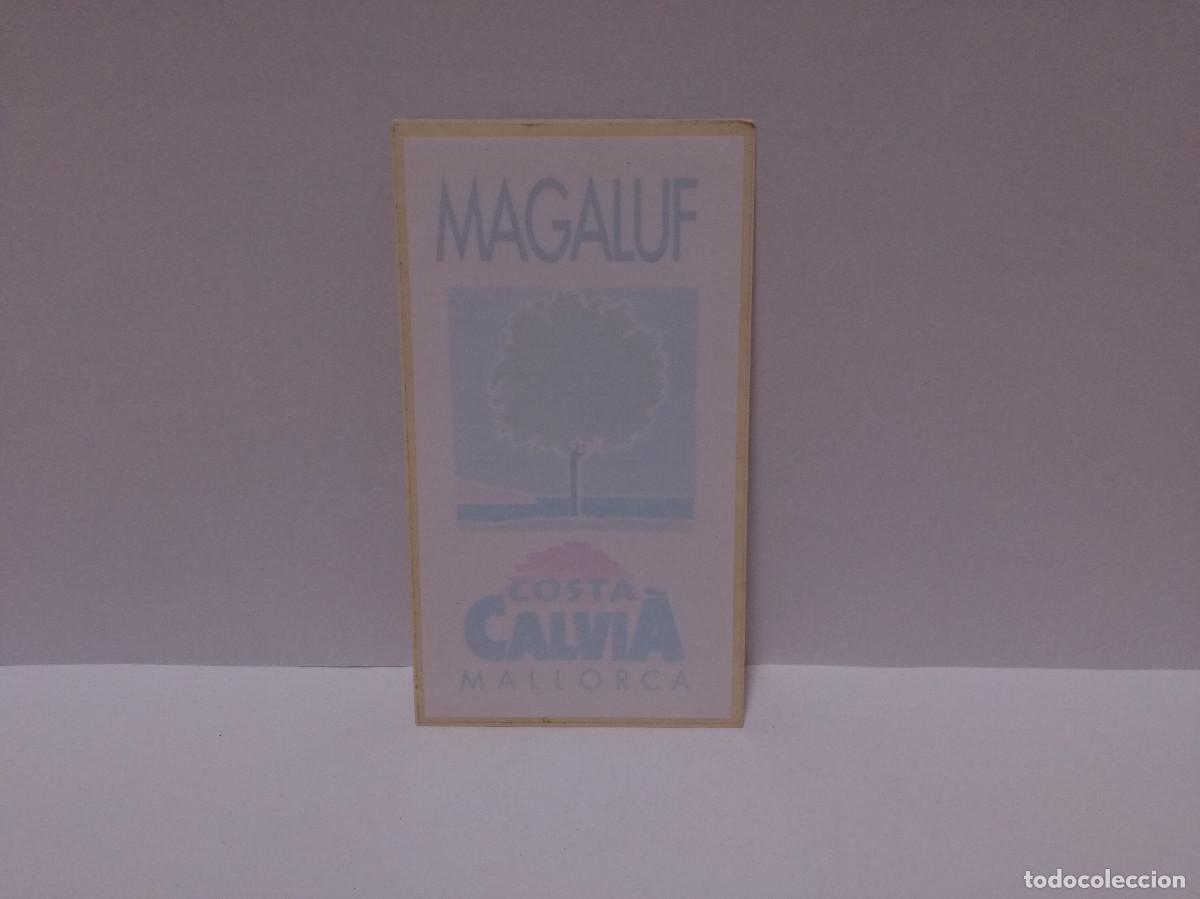 Autocollants de collection: PEGATINA ADHESIVO PARA CRISTAL - MAGALUF COSTA CALVI&Aacute; MALLORCA - 7cm x 13cm