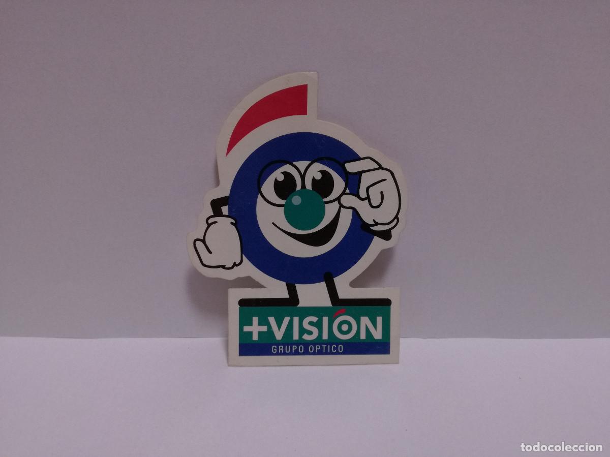 Autocolantes de cole&ccedil;&atilde;o: PEGATINA ADHESIVO - + VISION OPTICA - 10cm x 7cm