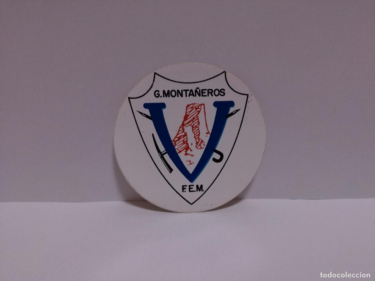 Autocollants de collection: PEGATINA ADHESIVO DEPORTES - G. MONTA&Ntilde;EROS F.E.M. - 8cm x 8cm