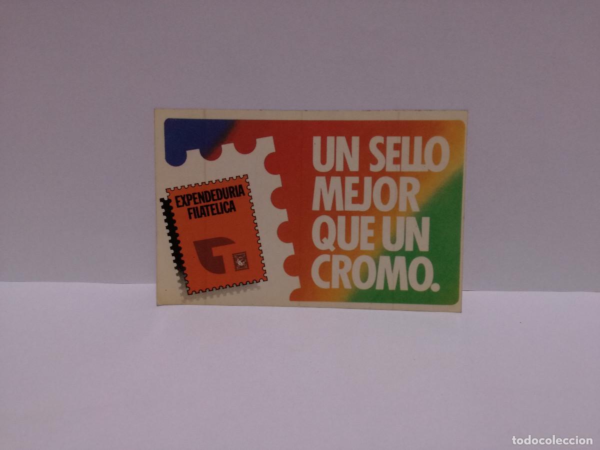Autocollants de collection: PEGATINA ADHESIVO - EXPENDEDURIA FILATELICA UN SELLO MEJOR QUE UN CROMO - 8cm x 12cm