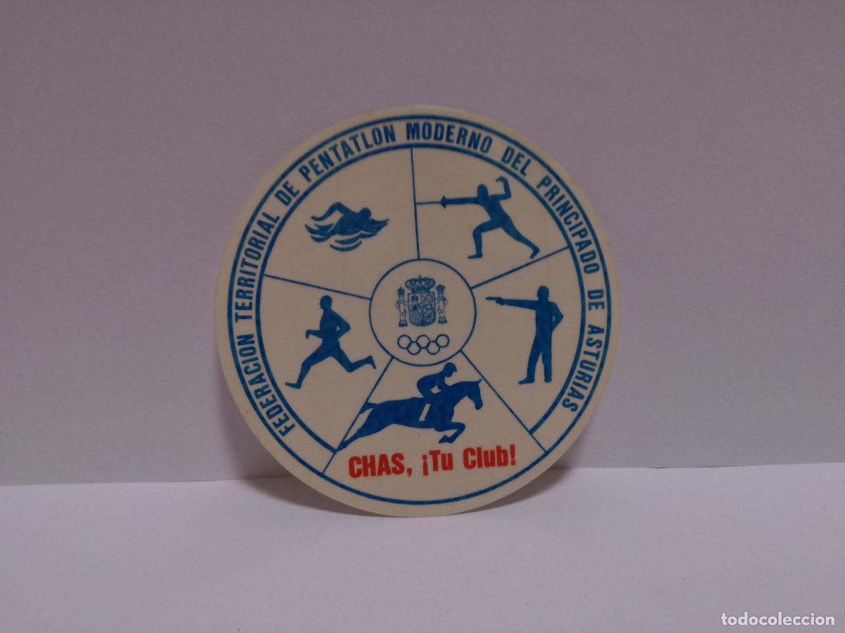 Pegatinas de colecci&oacute;n: PEGATINA ADHESIVO DEPORTES - CHAS CLUB HIPICA - 10cm x 10cm