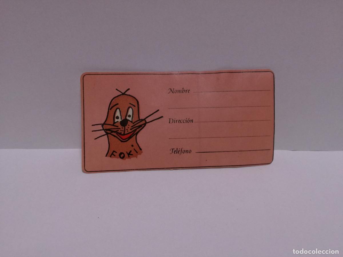 Pegatinas de colecci&oacute;n: PEGATINA ADHESIVO - FOKI - 5cm x 10cm