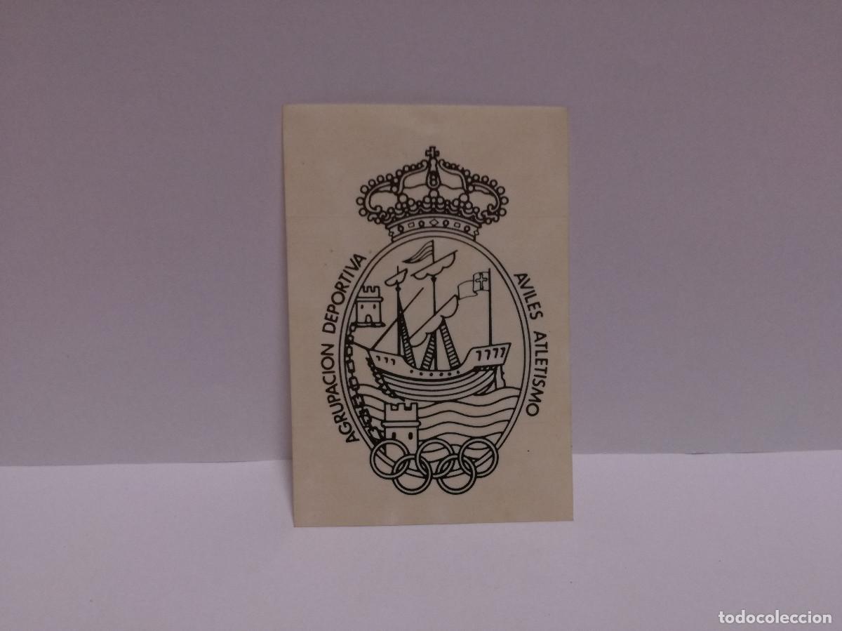 Pegatinas de colecci&oacute;n: PEGATINA ADHESIVO DEPORTES - AGRUPACI&Oacute;N DEPORTIVA AVILES ATLETISMO - 10cm x 7cm