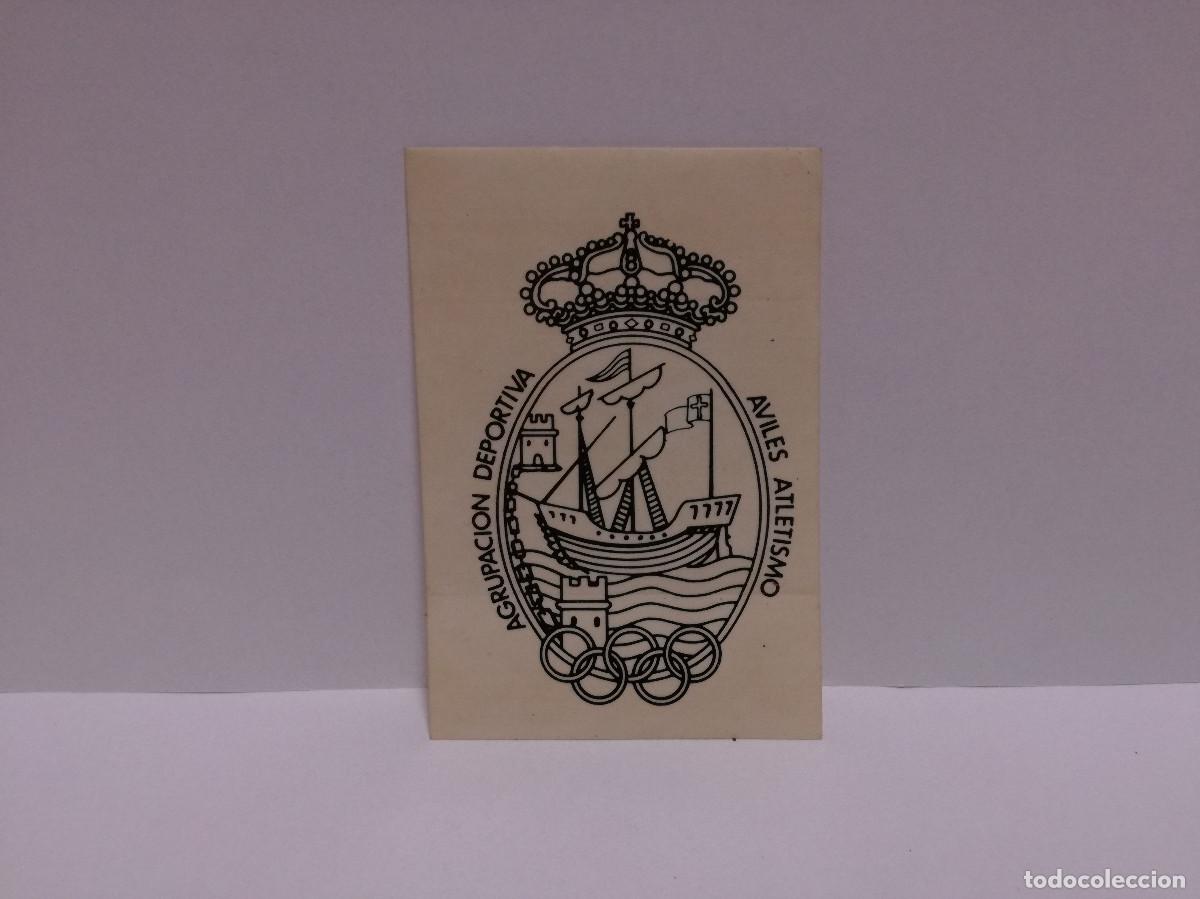 Pegatinas de colecci&oacute;n: PEGATINA ADHESIVO DEPORTES - AGRUPACI&Oacute;N DEPORTIVA AVILES ATLETISMO - 10cm x 7cm