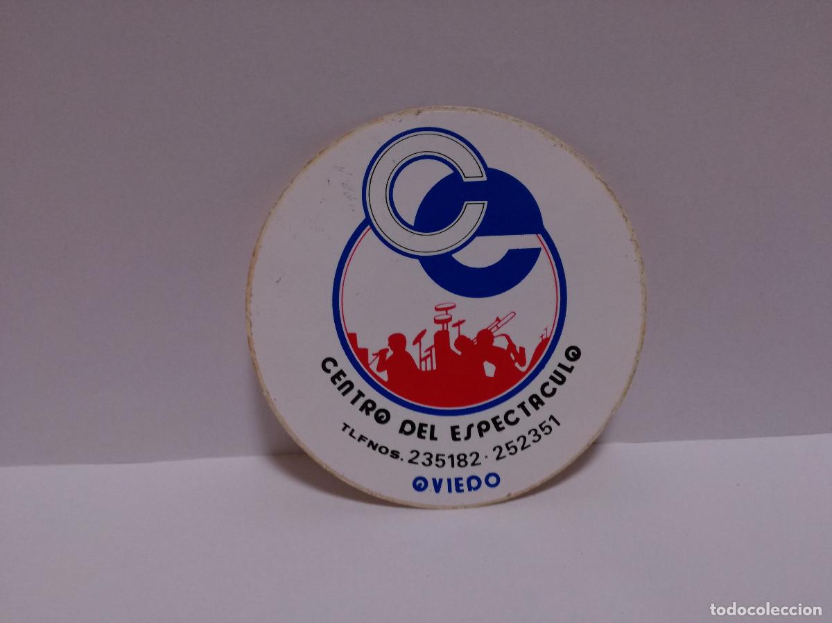 Pegatinas de colecci&oacute;n: PEGATINA ADHESIVO - CENTRO DEL ESPECTACULO OVIEDO - 10cm x 10cm