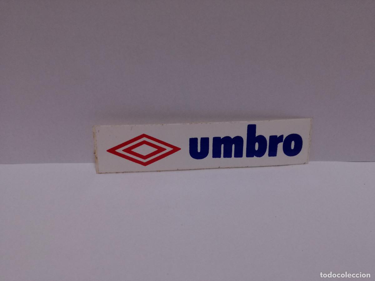 Pegatinas de colecci&oacute;n: PEGATINA ADHESIVO MODA CALZADO - UMBRO - 2cm x 10cm