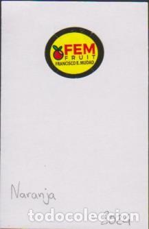 Sammlung von Aufklebern: pegatina fruta NARANJA FEM adhesivo adhesiu enganxina fruit etiqueta
