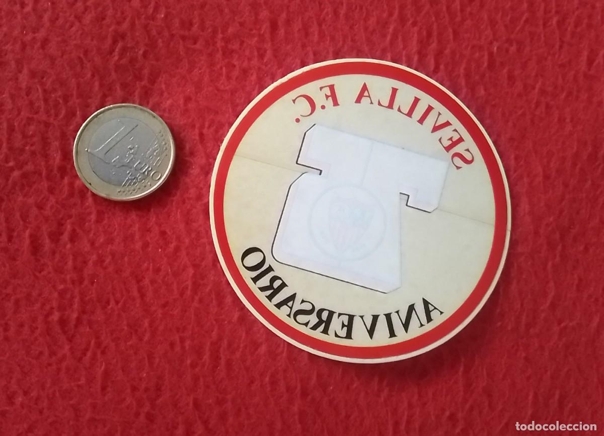 Autocolantes de cole&ccedil;&atilde;o: ANTIGUA PEGATINA ADHESIVO STICKER SEVILLA F&Uacute;TBOL CLUB F. C. 75 ANIVERSARIO 1905 1980 FOOTBALL VER...