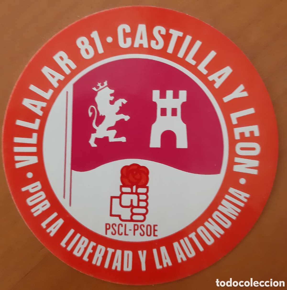 Sammlung von Aufklebern: Pegatina Villalar de los Comuneros a&ntilde;o 1981. R7003