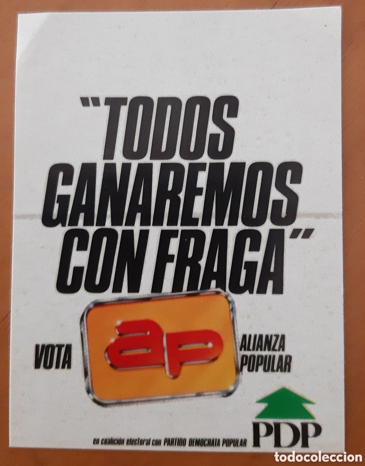 Sammlung von Aufklebern: Pegatina Alianza Popular. R7006