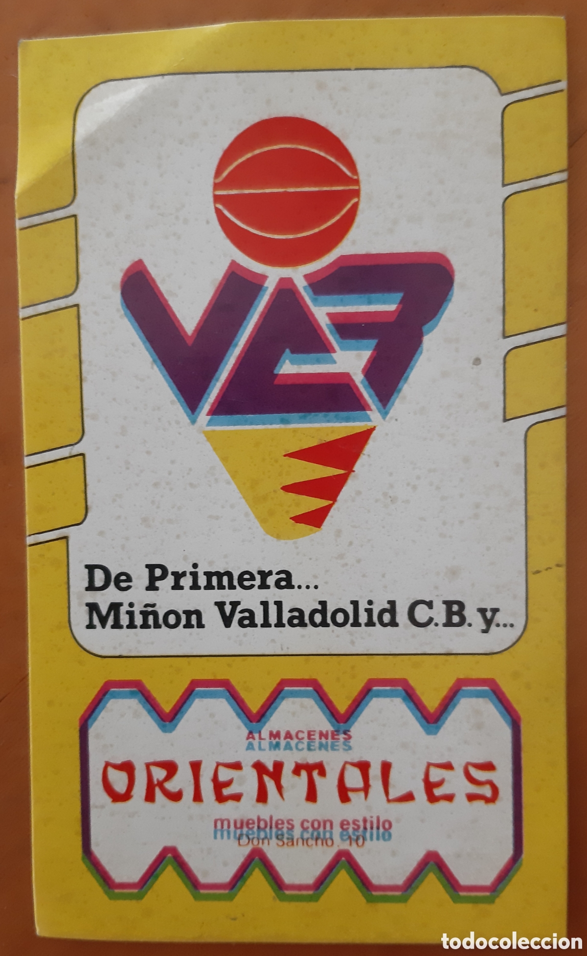 Sammlung von Aufklebern: Pegatina Mi&ntilde;on Valladolid Club baloncesto. R7021