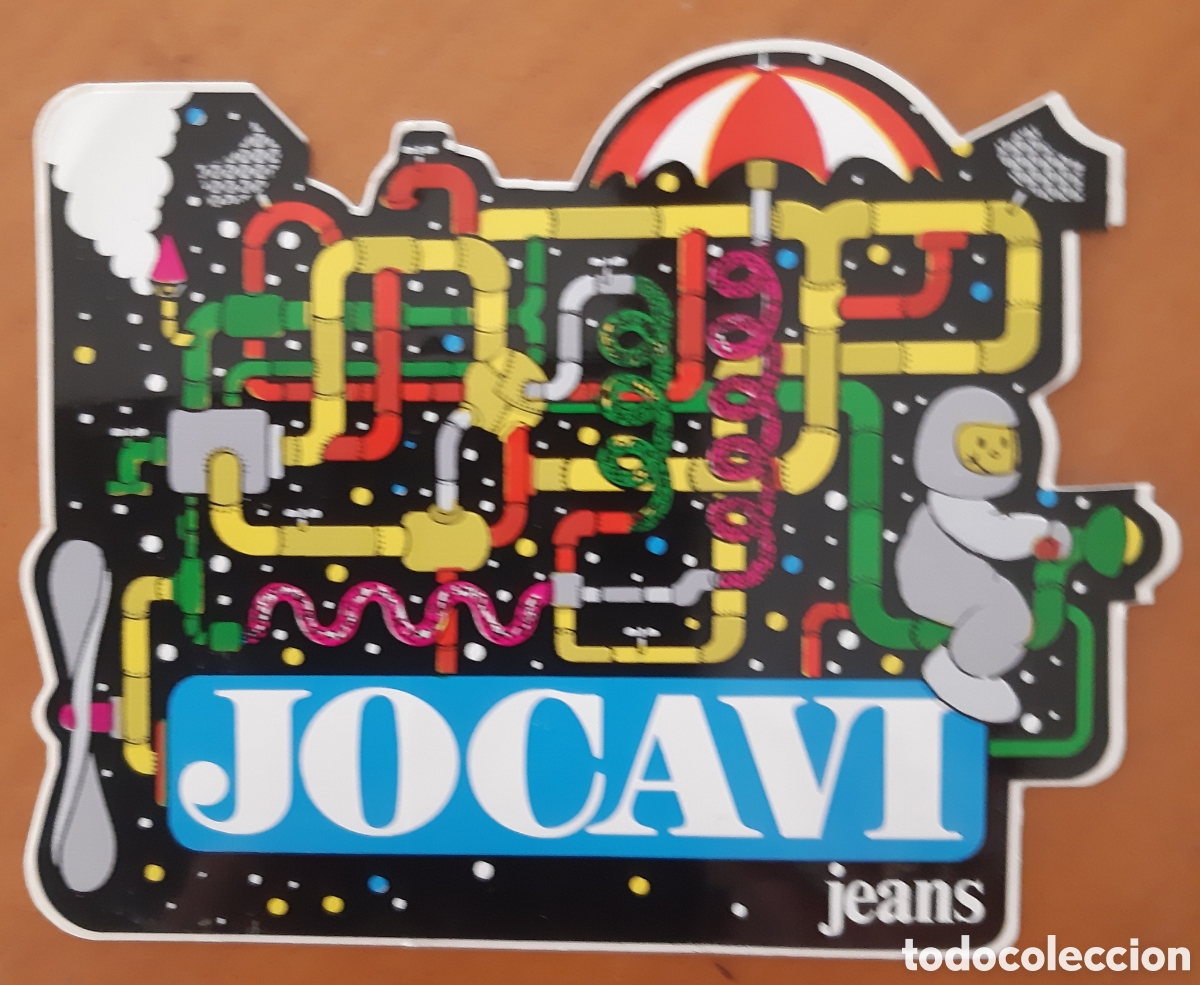 Sammlung von Aufklebern: Pegatina Jocavi jeans. R7034