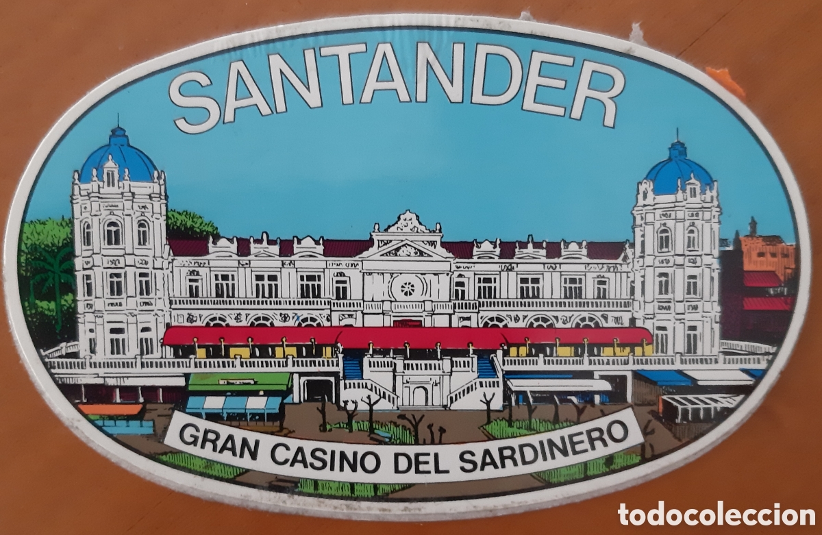 Sammlung von Aufklebern: Pegatina Santander. Gran Casino del Sardinero. R7040