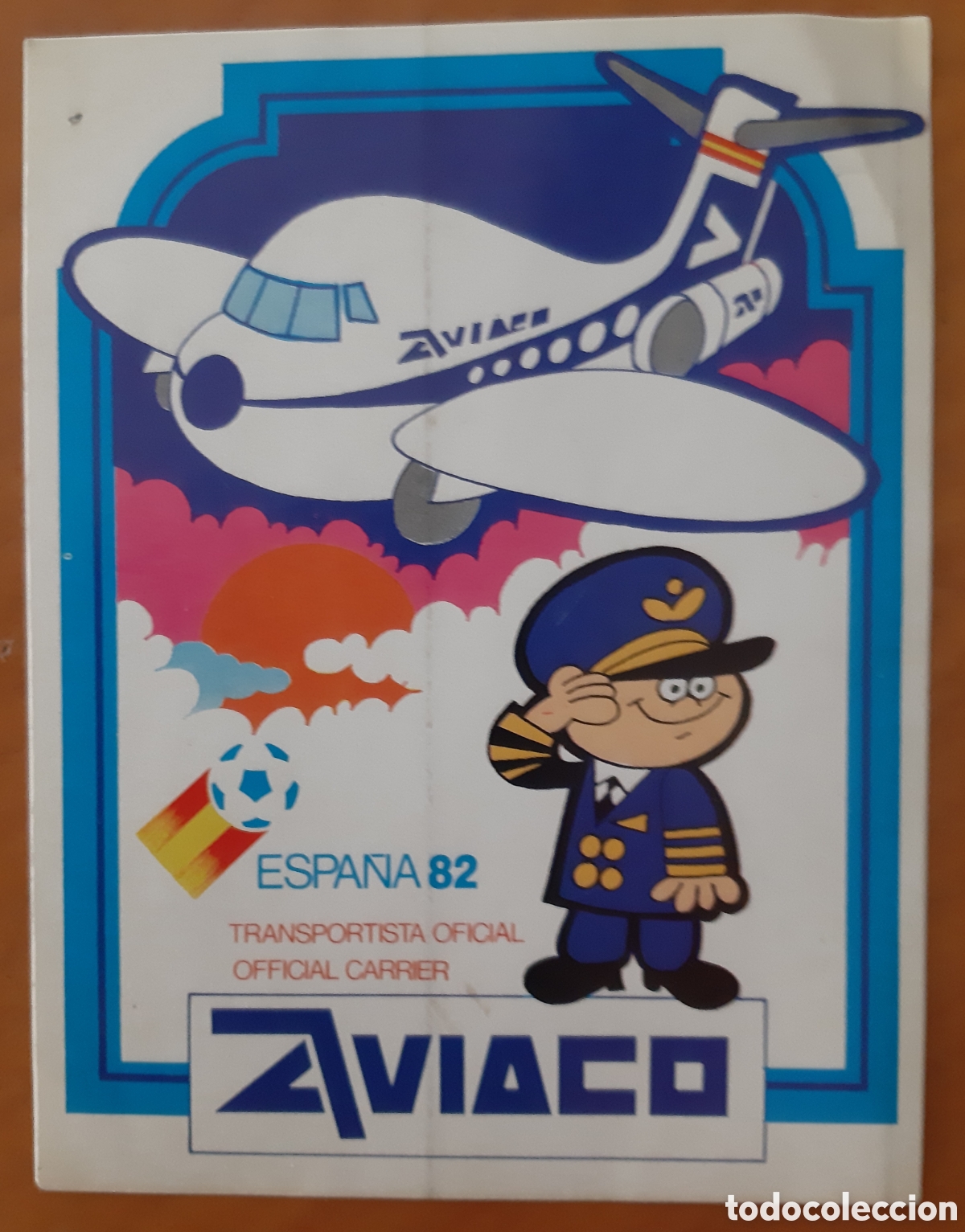 Sammlung von Aufklebern: Pegatina Aviaco. Espa&ntilde;a 82. R7048