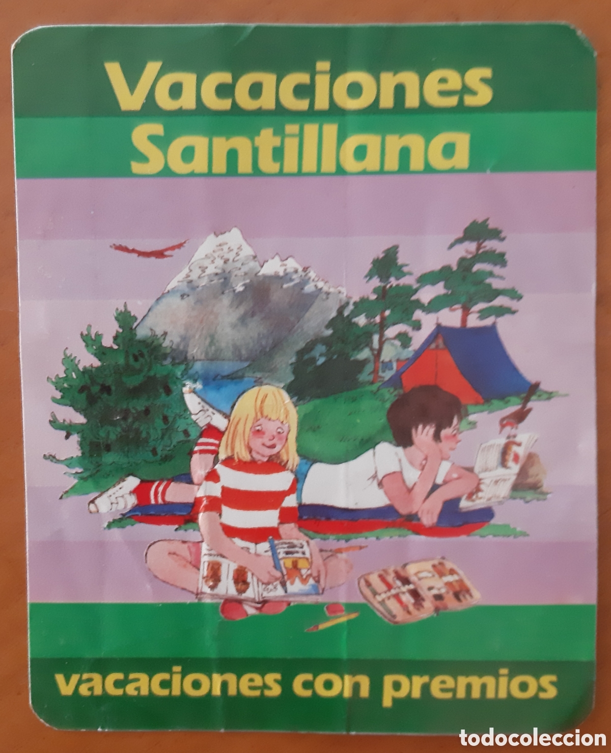 Sammlung von Aufklebern: Pegatina editorial Santillana. R7050