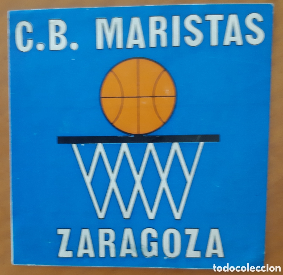 Sammlung von Aufklebern: Pegatina Zaragoza. C. B. Maristas. R7055