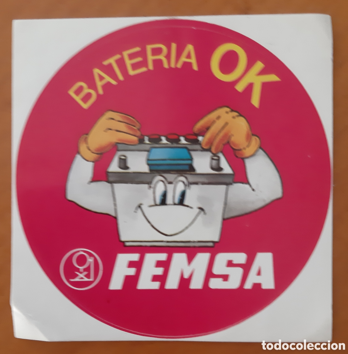 Sammlung von Aufklebern: Pegatina Bater&iacute;a Femsa. R7071