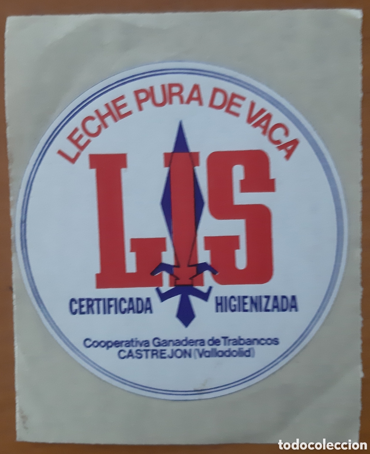 Sammlung von Aufklebern: Pegatina Valladolid. Leche Lis. R7083
