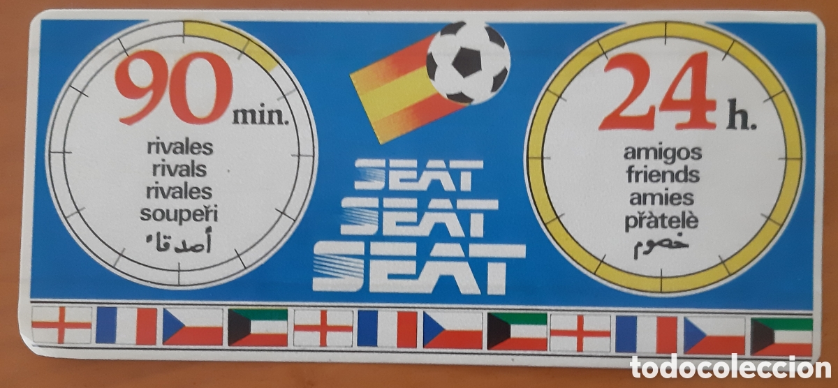 Sammlung von Aufklebern: Pegatina Seat. F&uacute;tbol. R7087