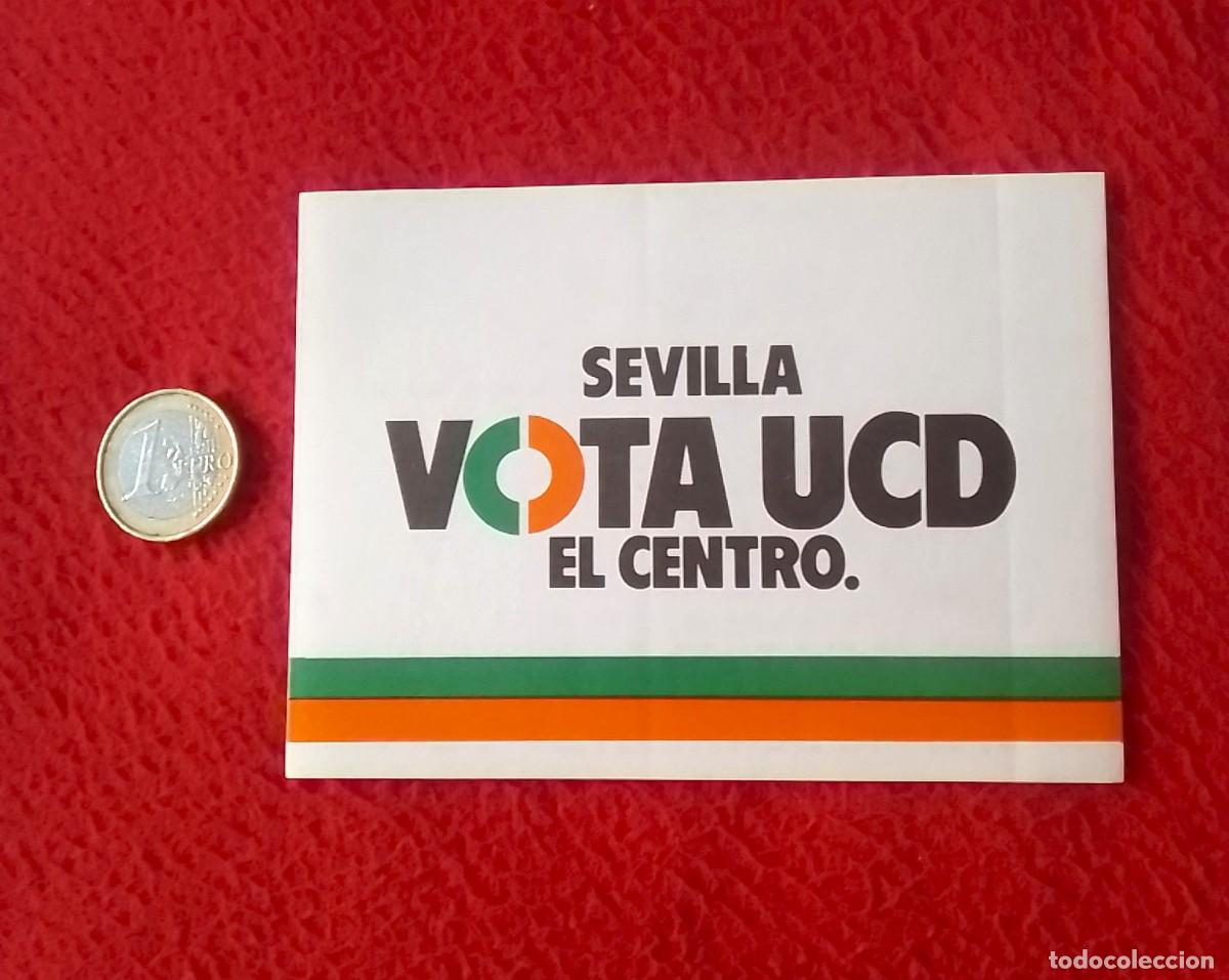 Pegatinas de colecci&oacute;n: PEGATINA ADHESIVO STICKER AUTOCOLLANT POL&Iacute;TICA SEVILLA VOTA UCD EL CENTRO ADOLFO SU&Aacute;REZ TRANSICI&Oacute;N..