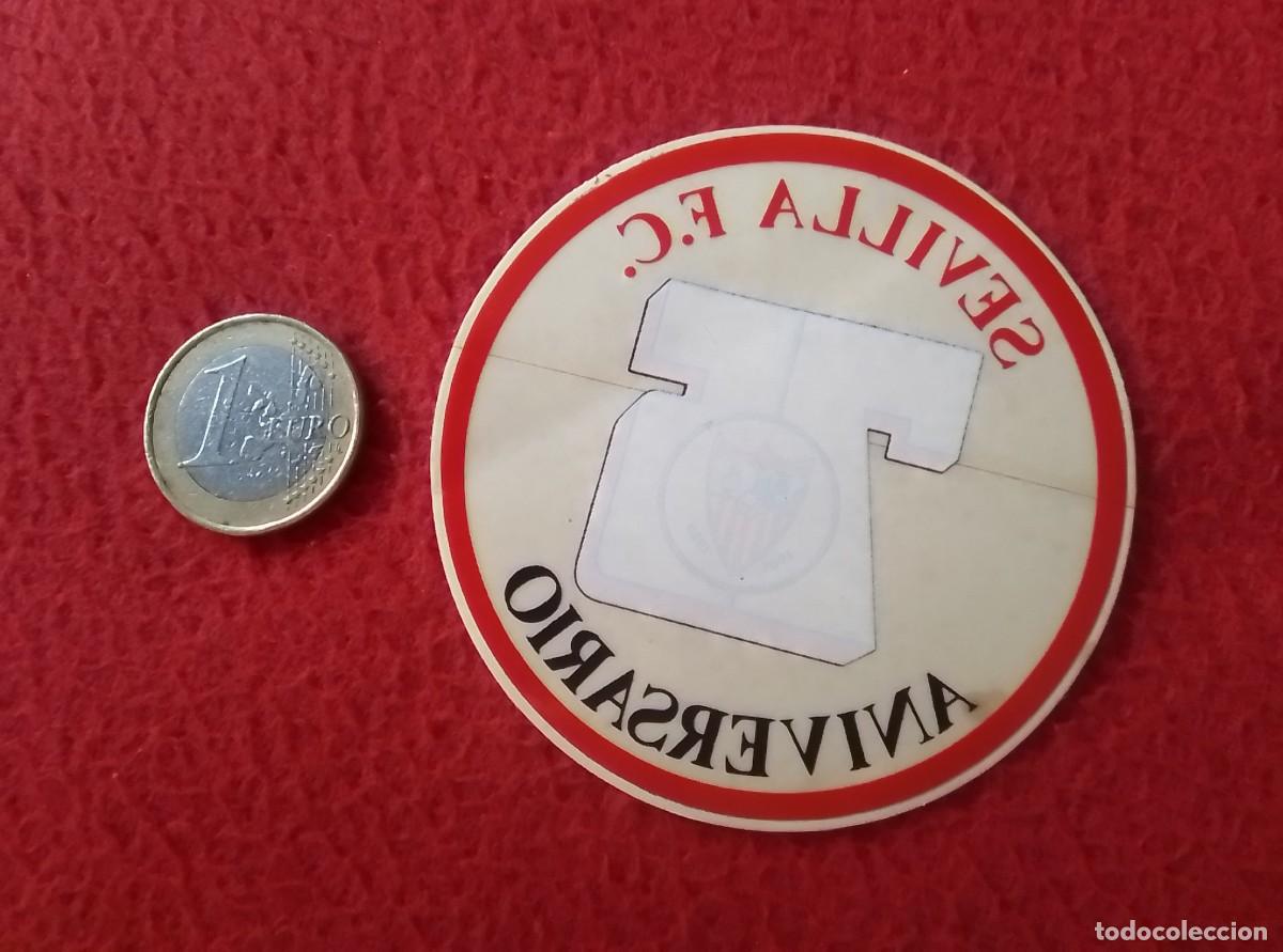 Autocollants de collection: ANTIGUA PEGATINA ADHESIVO STICKER SEVILLA F&Uacute;TBOL CLUB F. C. 75 ANIVERSARIO 1905 1980 FOOTBALL VER...