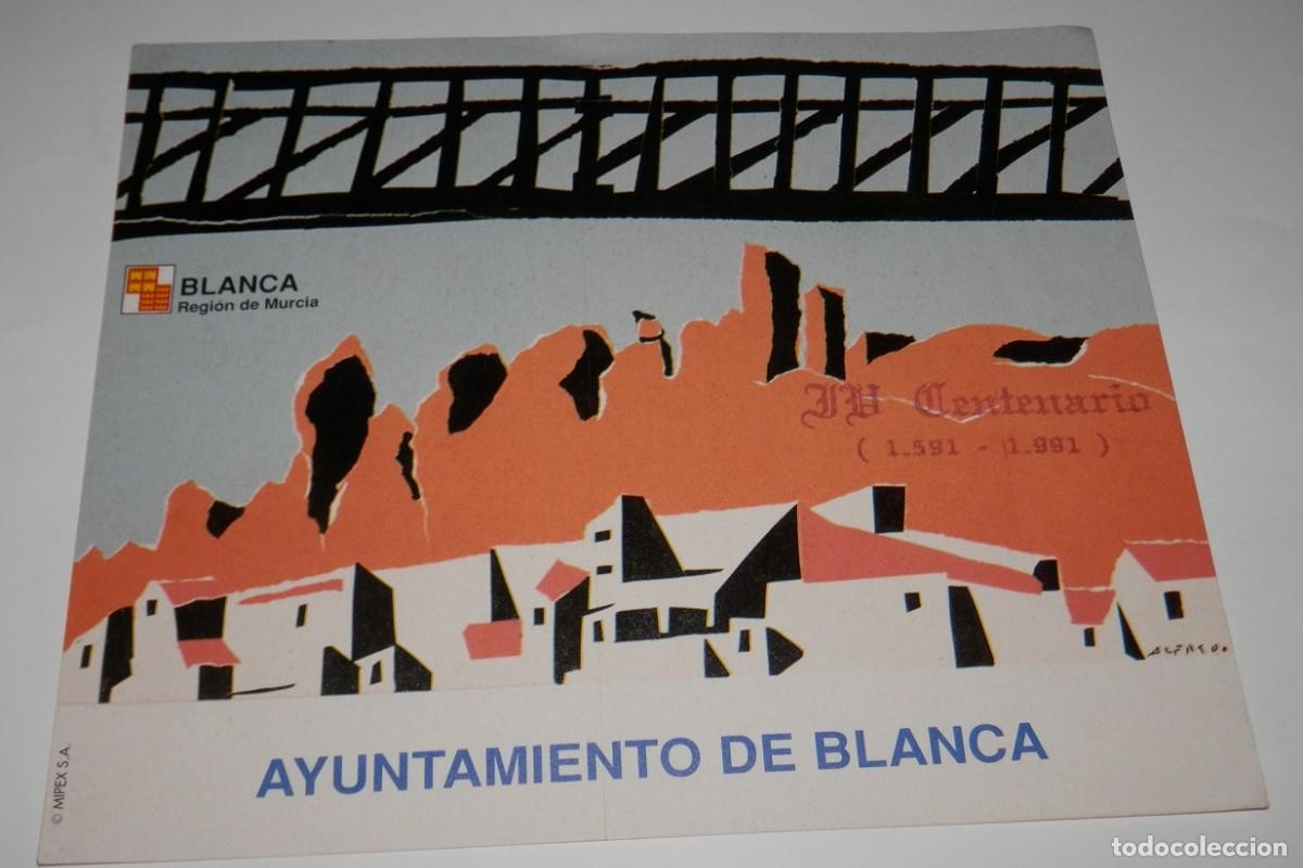 Pegatinas de colecci&oacute;n: PEGATINA DEL IV CENTEN&Aacute;RIO DE BLANCA - MURCIA