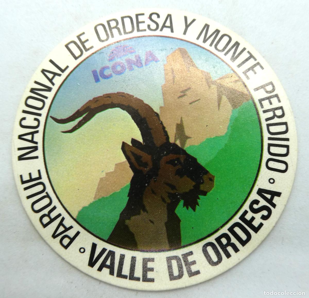 Pegatinas de colecci&oacute;n: PEGATINA ADHESIVA. PARQUE NACIONAL DE ORDESA, sin usar