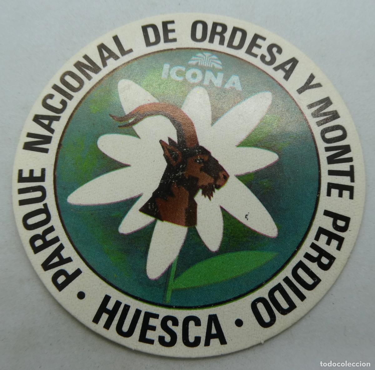 Pegatinas de colecci&oacute;n: PEGATINA ADHESIVA. PARQUE NACIONAL DE ORDESA,HUESCA, sin usar